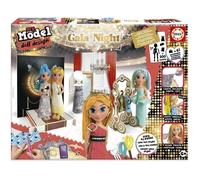 Educa - Soirée de Gala Mon Modèle Créez et concevez Votre poupée, Comprend Plus de 150 Looks, Une séance Photo pour Montrer Vos modèles et Plus de 40 Accessoires