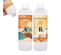 Kit De Création De Moules En Silicone Liquide - Mesure En Silicone, Moules De Résine De Fusion | Fabricant De Silicone Preuve Des Larmes, Multifonctionnel Préparation De Savon En Résine Pour Gâteaux