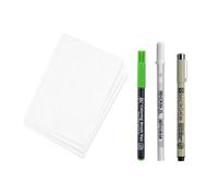 Royal Talens Kit créatif Sakura – 3 stylos, 3 feuilles A6 Multi Media (personnage manga)