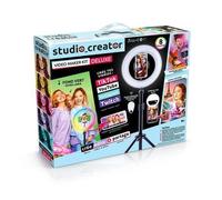 Kit de création vidéo - Studio Creator - Deluxe - Trépied ajustable - Anneau de lumière LED - Multicouleurs