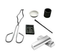 Kit de Creuset Creuset Graphite Moule À Lingot Agitateur Pinces Coupe