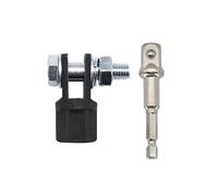Kit de cric Voiture Adaptateur de vérins à Ciseaux de 1/2 Pouces hocs, Outil Adaptateur, cisaille, Tige à rotule en Acier au Chrome Vanadium Ciseaux Portable(B)