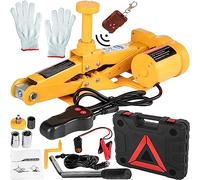 Kit de cric voiture électrique 3 tonnes 12V DC Portable Auto ciseaux Jack avec hocs pompe Air outil réparation d'ascenseur Pour le bricolage