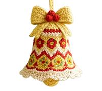 Kit De Crochet Bell De Noël - Ensemble D'ornements Fait À La Main, Matériel Artisanal Décoratif De Fournitures Créatives | Pour La Célébration Des Vacances, Activités De Relaxation, Leçon