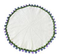 Kit De Crochet De Bouquet De Fleurs - Ensemble De Matériel De Couverture De Roses 3D, Fil De Coton Épais | Paquet De Motifs De Tapis Tricotés À La Main, Cadeau Artisanal Créatif Pour Débutants, Décora