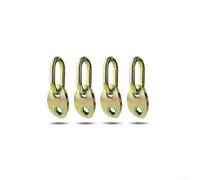 Kit de crochet de levage de moteur en fer galvanisé robuste de 2500 kg avec fixation de palan renforcée compatible avec grue de moteur