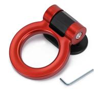 Kit De Crochet De Remorquage Universel Pour Pare-chocs Rond - Pièces De Décoration Cache-œillets remorquage voiture(ROUGE)