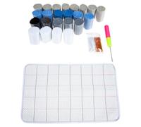 Kit de Crochet Décoratif pour Adultes Débutants, Fabrication Tapis DIY | Acrylique Polyester, Facile à Nettoyer et Peu de Perte, pour Embroidery Maison, Tapis Decoratif