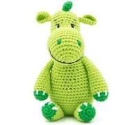 Gründl – Kit crochet – Dieter le dino – 7 pièces – Instructions incluses – Idéal débutants