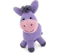 Kit de crochet Gründl Eddy l'Âne - Créez votre âne amigurumi en 100 % coton(...) - Violet