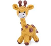 Kit de crochet Gründl Gina la Girafe - Créez votre girafe amigurumi en 100 % coton(...) - Jaune Jaune