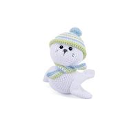 Kit de crochet Gründl Robbie le Phoque - Créez votre phoque amigurumi en 100 % coton(...) - Blanc