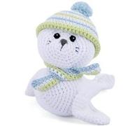 Kit de crochet Gründl Robbie le Phoque - Créez votre phoque amigurumi en 100 % coton(...) - Blanc Blanc G