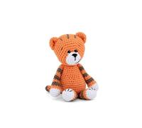 Kit de crochet Gründl Timmy le Tigre - Créez votre tigre amigurumi en 100 % coton(...) - Orange Orange G