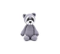 Kit de crochet Gründl raton laveur Wilma 15cm 6 pièces kit créatif crochet couture kit de bricolage.