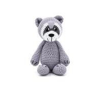 Kit De Crochet Gründl ¿ Wilma Le Raton Laveur - Tout Inclus Pour Créer Une Peluche Adorable Taille : 15 À 18 Cm (Selon La Tension Du Fil Et Votre Main). Color : Gris