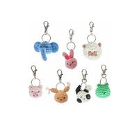 Rico Design – Kit de crochet Ricorumi Chingu – Animaux, 9 couleurs, 7 anneaux, crochet & aiguille