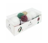 Kit De Crochet Ricorumi Variation Or ¿ Boules De Noël Festives X2 ¿ Rico Design