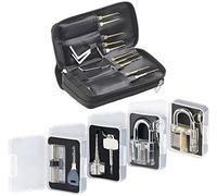 Kit de crochetage 32 pièces avec serrure dentraînement et étui [AGT]