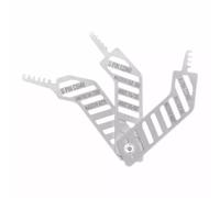 Kit de crochetage de serrure en acier inoxydable avec dents de peigne - Idéal pour crocheter des serrures d'horloge sur les abris de jardin, les portails, les casiers de gym, les clôtures, les boîtes