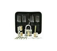 Kit de crochetage professionnel, 26 kits de signature de mot de passe avec 3 kits transparents de crochetage de cadenas