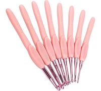 Kit De Crochets À Tricoter Ergonomiques Pour Débutants Et Professionnels,8pcs Aiguilles À Crochet Souples Pour Variété De Projets D'artisanat Taille De 2,5 Mm À 6,0 Mm Pour Tout Type De Travaux