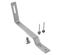 Kit de crochets de toit en acier inoxydable pour panneaux solaires à installer sur tuiles de queue de castor et pierres de toit (A)