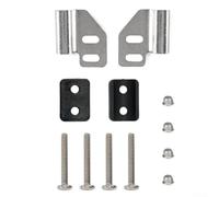 Kit de crochets en alliage d'aluminium pour montage de coffre de moto et fixation latérale conçu pour coffres A B C et Side Box A B (ensemble de boîte latérale B)