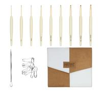 Kit de crochets en aluminium Knitter’s Pride Pearl - Deluxe