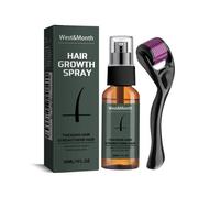 Kit de Croissance Barbe - Homme - Huile Pousse Rapide - Dermaroller - Entretien Hydratant