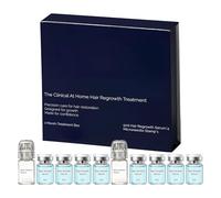 Kit de croissance des cheveux, ensemble de traitement d'activation du cuir chevelu, deux appareils microneedling avec système soins par nutriments, thérapie stimulation des follicules, collec