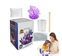 Kit de croissance du - 80 g - Kit de fabrication de cristaux - Expérience de cristaux - Jouet de projet STEM - Jouet éducatif pour les et les filles à partir de 8 ans