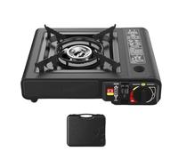 Kit de Cuisine de Camping - Brûleur Portable - Allumage Automatique Régulation De La Chaleur Précise Équipement Extérieur Pour Randonnée Parc Camping