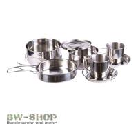 KIT DE CUISINE MILITAIRE EN ACIER INOXYDABLE 4-8 PCS VAISSELLE D'EXTÉRIEUR...
