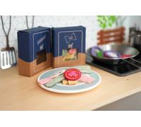 small foot Paste Chef Set for play kitchens, incl. pot, strainer, plates, utensi