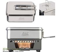 KIT DE CUISSON À COMBUSTIBLE SEC ESBIT 585-1100 ML ACIER INOXYDABLE BW...