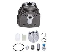 Kit de Culasse de Remplacement pour Tronçonneuse, 45mm, Composants de Moteur Durables en Alliage D'aluminium à Haute Teneur en Silicium