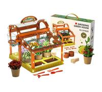 Kit de culture de et de fleurs, kit d'activités de jardin pédagogique, expérience d'apprentissage botanique, terrarium, station de culture, démarreur de , kit d'exploration, mini serre