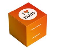 Kit de Culture de Fleurs “I Love Paris” avec Bombe de Graines en Forme de Cœur - Coquelicot, Lavande, Marguerite - Cadeau Original Paris, Souvenir, Kit Facile à Cultiver Maison ou Balcon