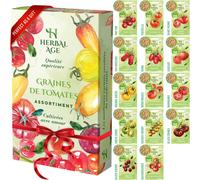 Kit De Culture De Tomates, 14 Variétés De Graines Anciennes, +900 Graines De Tomates Pour Votre Jardin Intérieure Et Extérieure À Planter, Cadeau De Jardinage Pour Homme, Femme, Enfant.[G7]