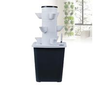 Kit de culture hors-sol - Culture hydroponique de qualité alimentaire, étagère de 3 à 6 niveaux - Gain de temps et d'eau, rendements 30 % plus élevés - Idéal for la cuisine, le bureau et la plantation