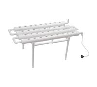 Kit de culture hydroponique 3 couches - 108 emplacements pour plantes - Système de culture de plantes sans terre - Pour culture hydroponique, légumes, hydroponie (couche unique avec 36 trous)
