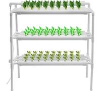 Kit de culture hydroponique, 90 emplacements de plantes, conception en trois étapes, gain de place