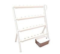 Kit de Culture Hydroponique en PVC, Kit et Système pour Culture Hydroponique, Kit de Culture de Plante Potagère pour Culture sans Sol, Tube Hydroponique pour Jardin Balcon Maison(Un Côté 36 Trous)