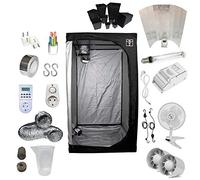 Kit de culture intérieure 600 W SHP Stucco Armoire 120 x 120 x 200 Ballast ETI 1