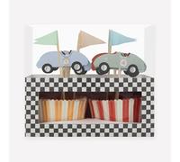 Kit de cupcake Meri Meri Race Cars (pack de 24)