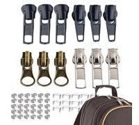 Kit de curseur de rechange pour fermeture éclair - Kit complet de couture et fournitures pour sweat-shirts, vestes, jupes, bottes