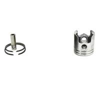 Kit de Cylindre 31mm avec Ensemble de Broches de Clip de Segment de Piston Compatible avec TL23 TL-23 TU23 2 Temps 23CC(Piston KIT)