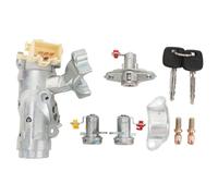 Kit de cylindre de serrure de porte avec clés compatible avec Geo Prizm 1993-1997, cylindre de serrure de commutateur de porte de remplacement, référence OE 69052-12340,