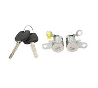Kit de cylindre de serrure de porte avec clés de remplacement à ajustement direct de qualité supérieure pour 1995 2004 côté passager conducteur 6905135070 6905235070 en alliage